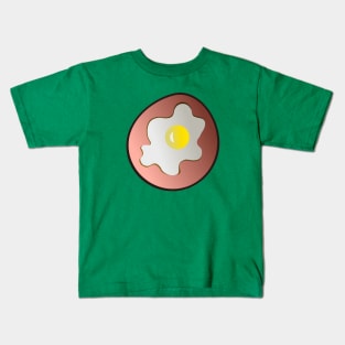 Sunny Side Up Egg Kids T-Shirt